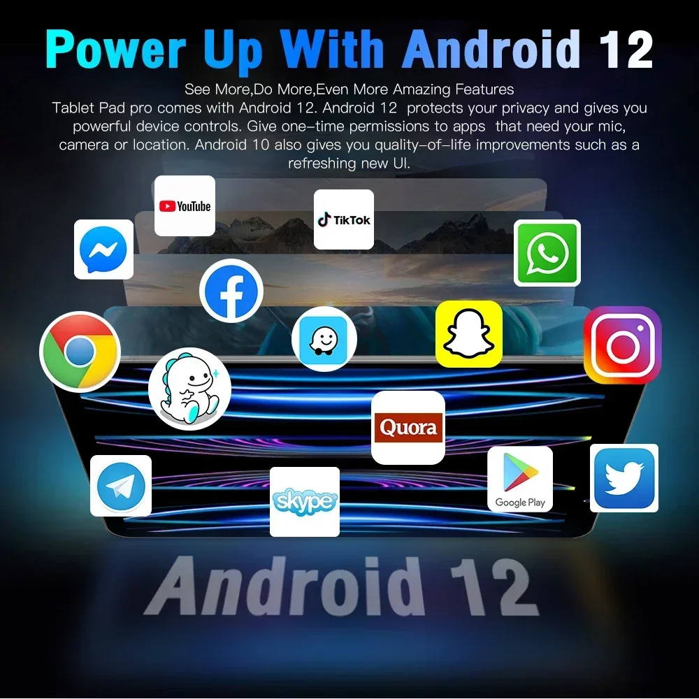 Original Tablet  Android13 16GB Ram 1TB Rom Dual SIM