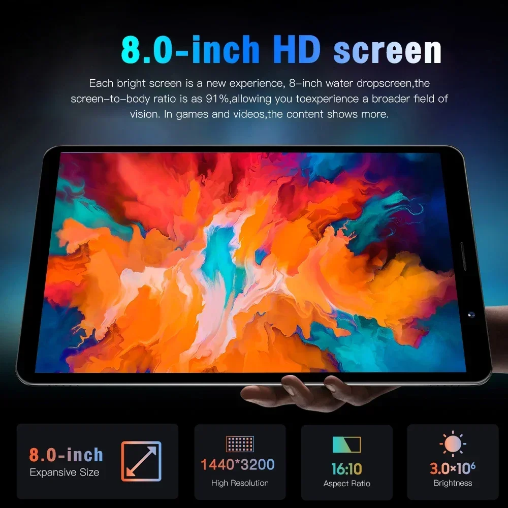 Original Tablet  Android13 16GB Ram 1TB Rom Dual SIM