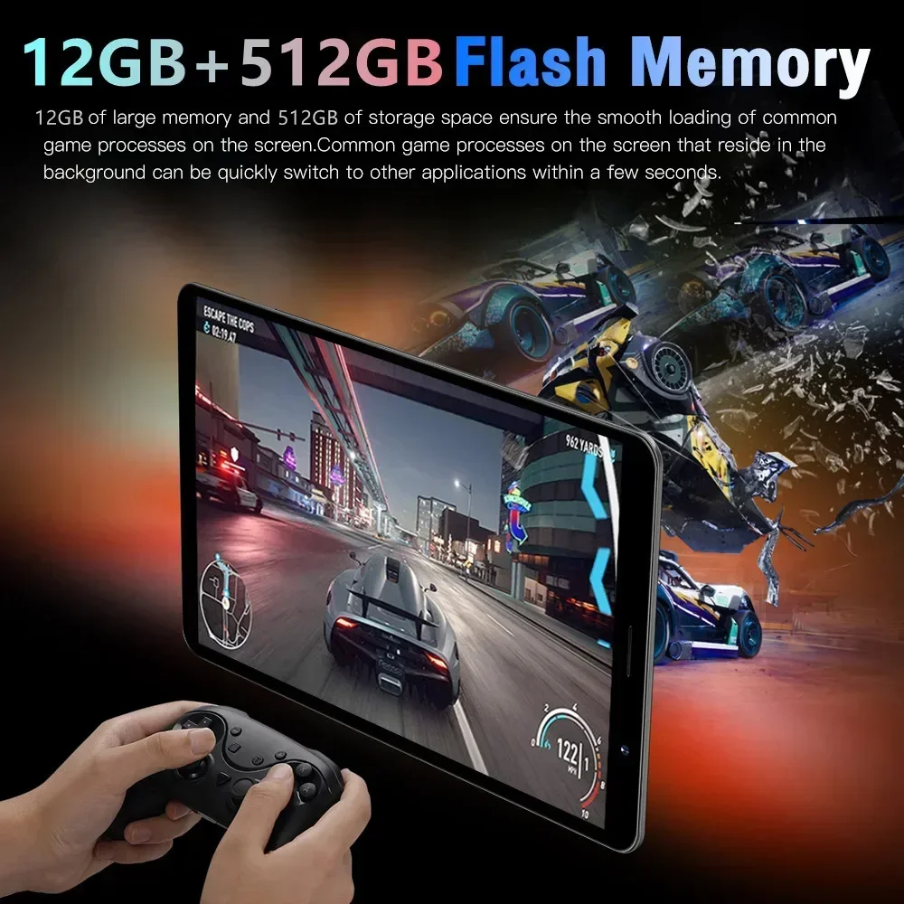 Original Tablet  Android13 16GB Ram 1TB Rom Dual SIM